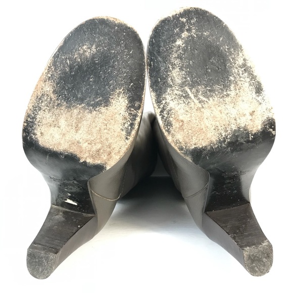 MaxMara Grey Leather Boots - Picture 6 of 7